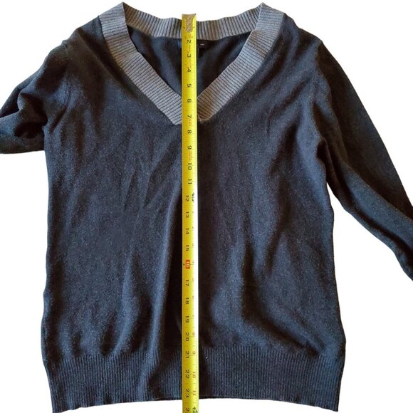GAP Preppy Crossover Vee Colorblock Sweater Large - Picture 12 of 13